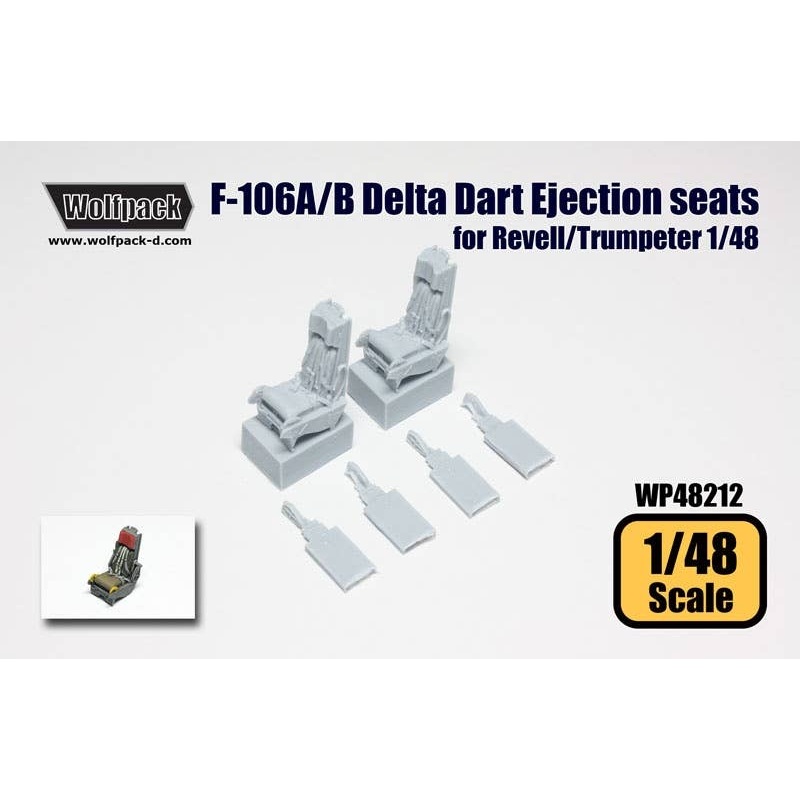 1/48 F-106A/B Delta Dart Ejection Seat Set for Revell, Trumpeter Kit