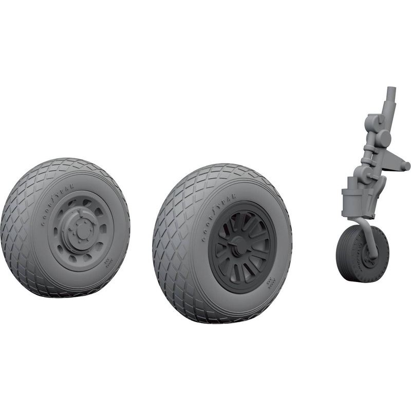1/48 P-51D Wheels (for Airfix)