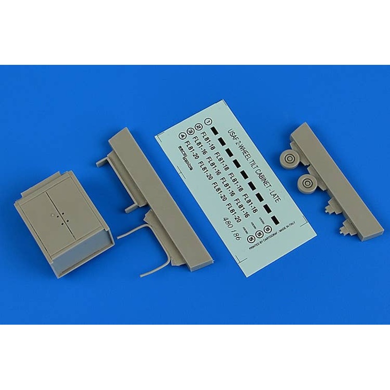 1/48 USAF 2-Wheeled Tilt Cabinet Late