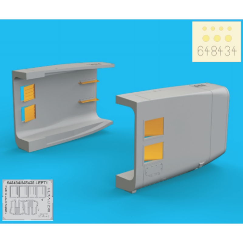 1/48 MiG-23MF Engine Air Intakes (for Eduard/Trumpeter)