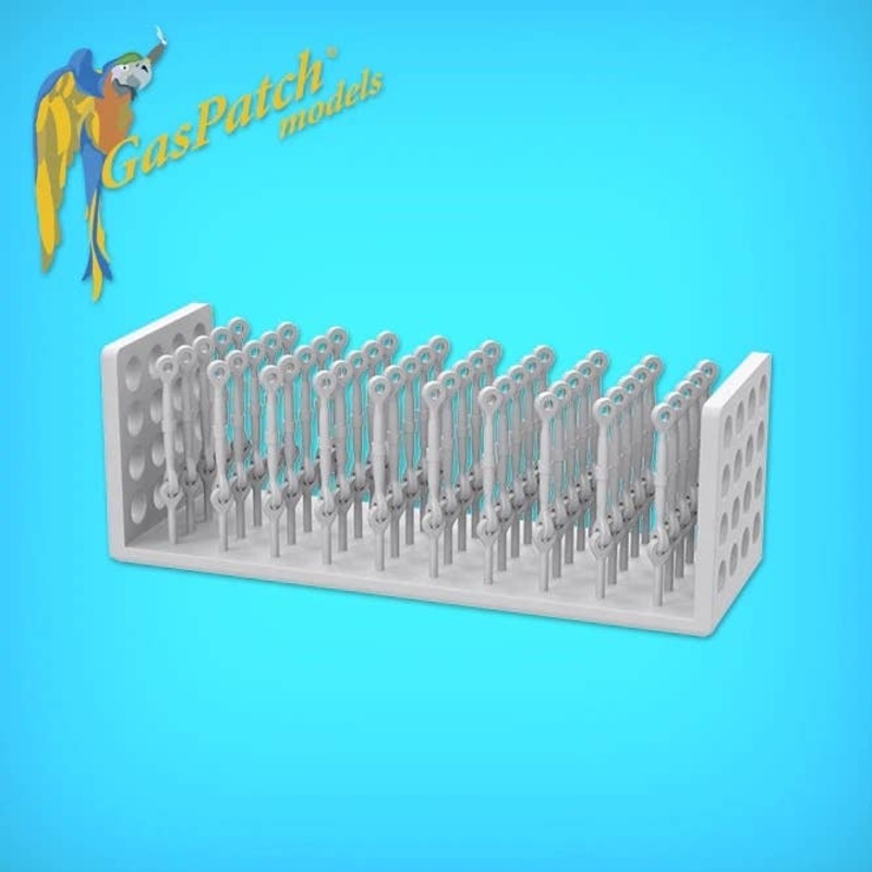1/48 Resin Turnbuckles Type A (50 Items)