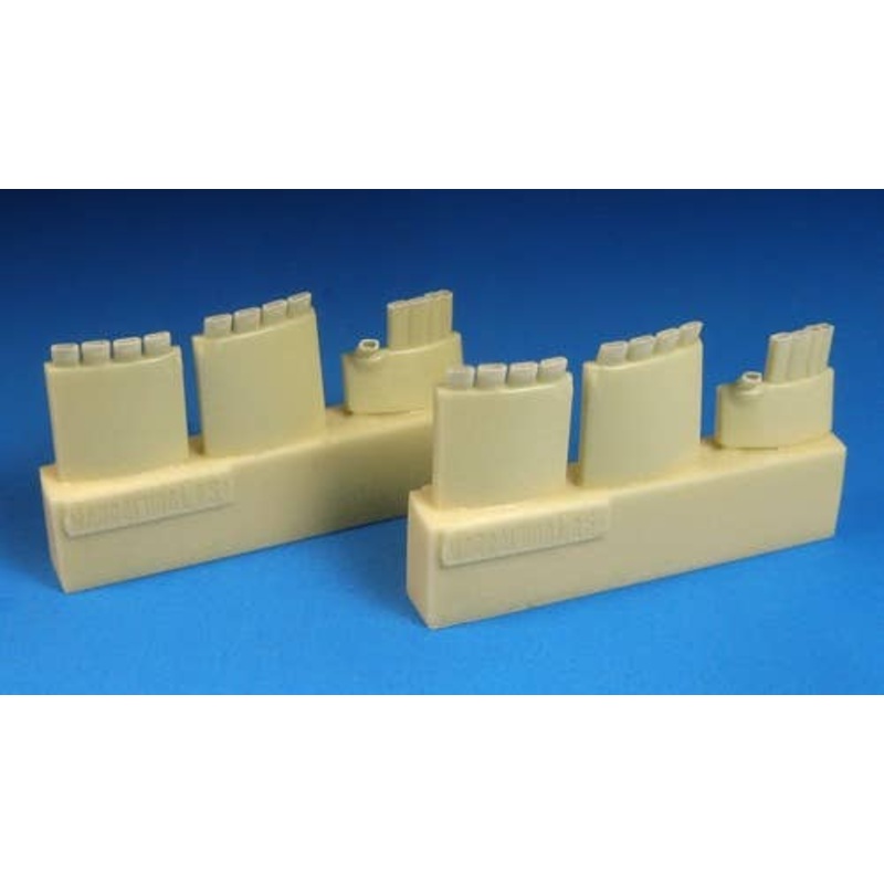 1/48 FW 190A-1 through A-9, F, G Exhausts (for Eduard)