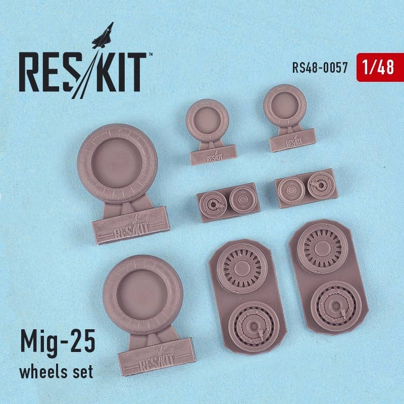 1/48 Mig-25 Wheels Set