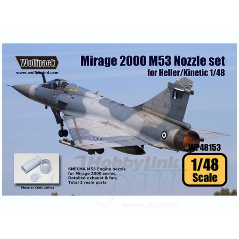 1/48 Mirage 2000 SNECMA M53 Nozzle Set (for Heller/Kinetic)