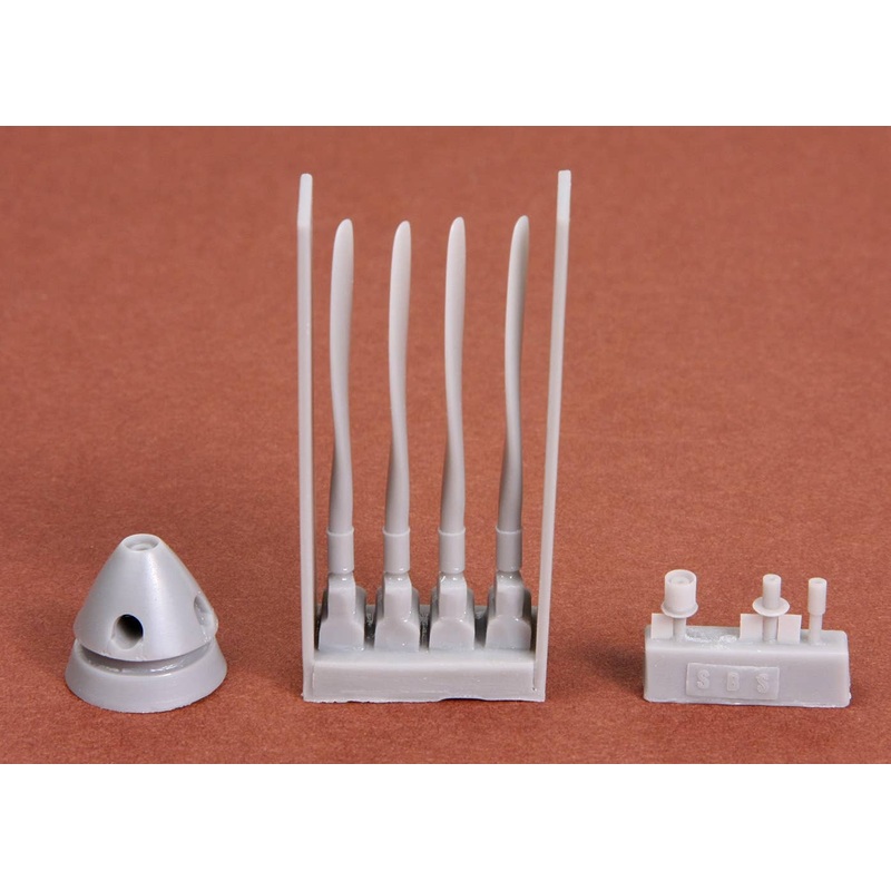 1/48 P-39Q Airacobra 4-Blade Propeller Set (Aeroproduct) (Hasegawa, Eduard)