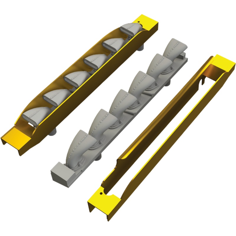 1/48 Bf 109G-6 Exhaust Stacks (for Tamiya)