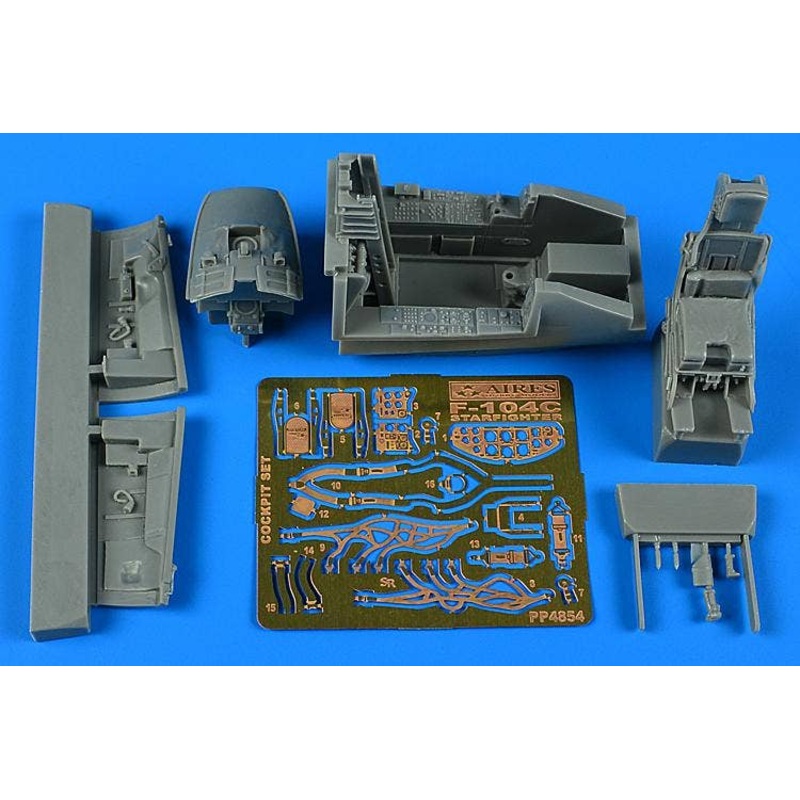 1/48 F-104C Cockpit (for Kinetic)