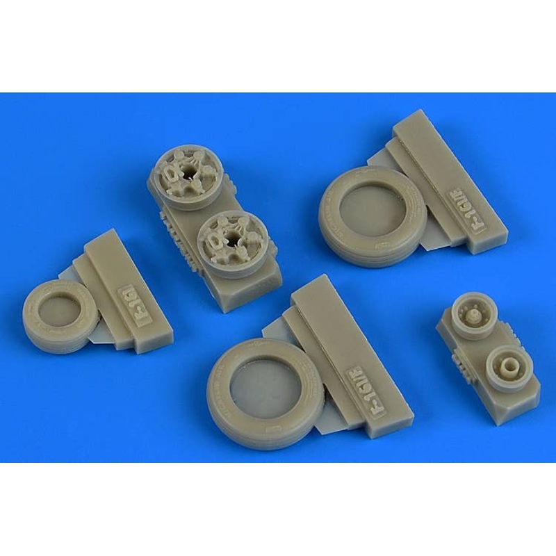 1/48 F-16I Sufa Weighted Wheels (for Kinetic)