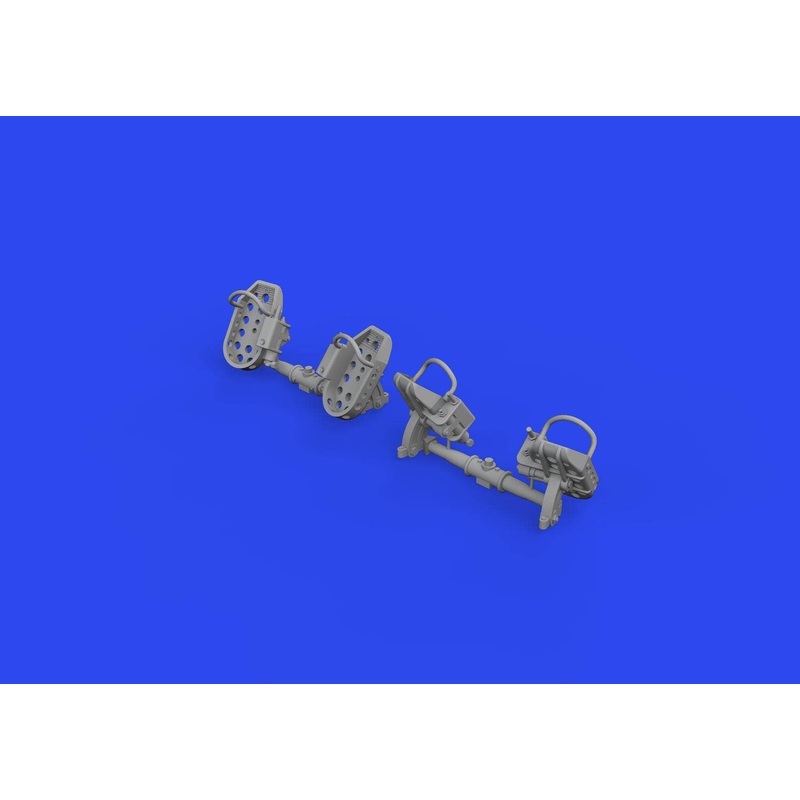1/48 Bf 109E rudder pedals late Brassin