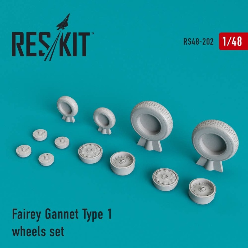 1/48 Fairey Gannet Type 1 Wheels Set (for Classic Airframes)