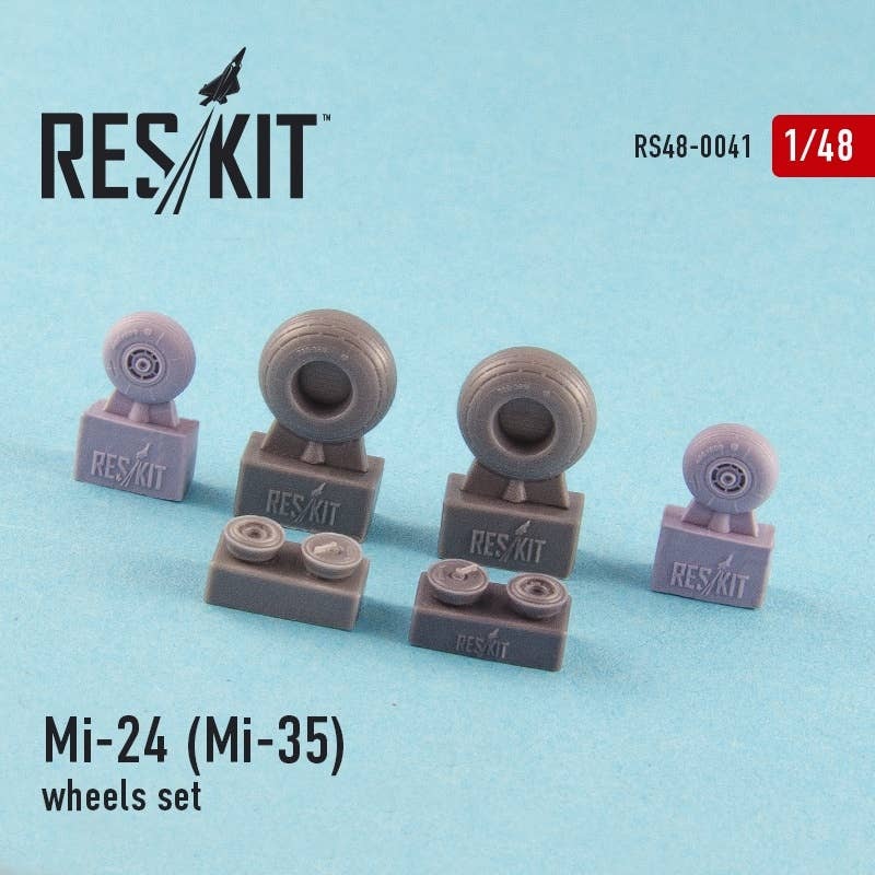 1/48 Mi-24 (Mi-35) Wheels Set