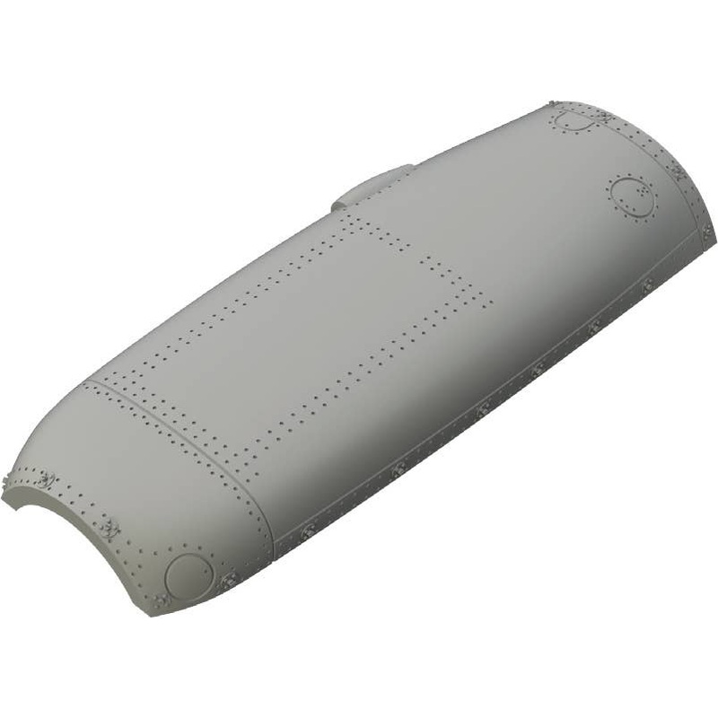 1/48 Spitfire Mk.VIII Top Cowl (for Eduard)