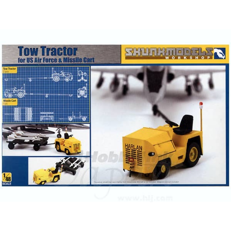 1/48 Tow Tractor for US Air Force & Missile Cart