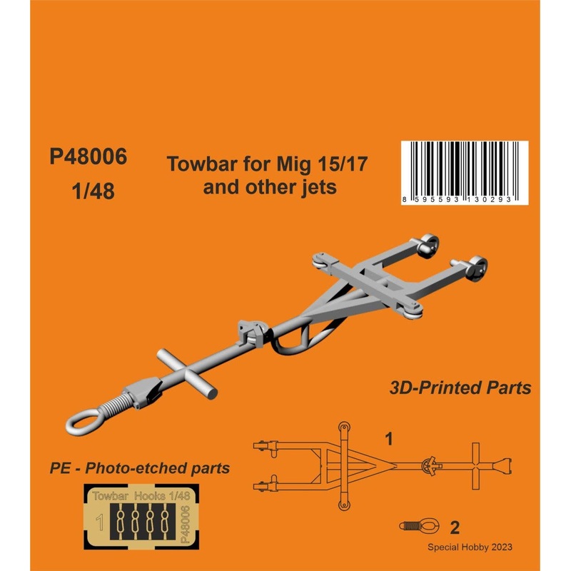 1/48 Towbar for Mig 15/17 and other jets