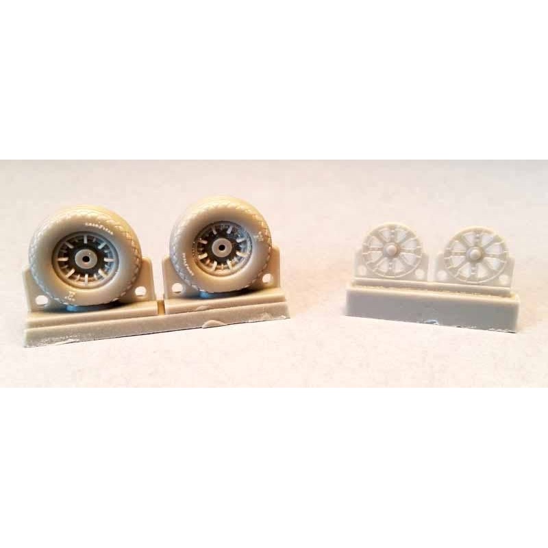1/48 Diamond, Rib Pattern Wheel for F4U Corsair/F6F Hellcat