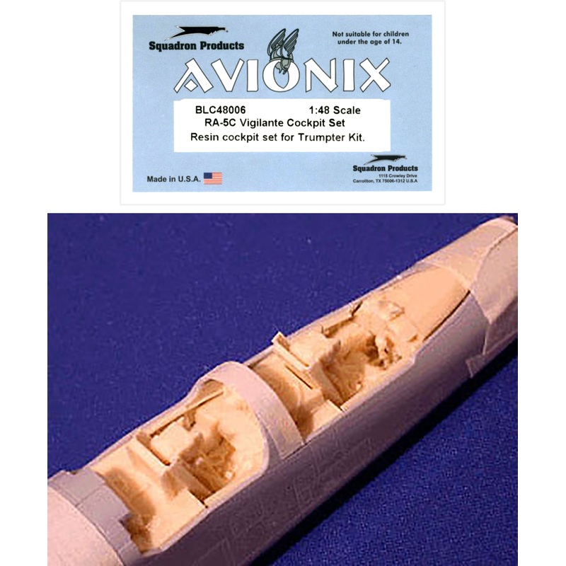 1/48 North-American RA-5C Vigilante Cockpit Set (for Trumpeter)