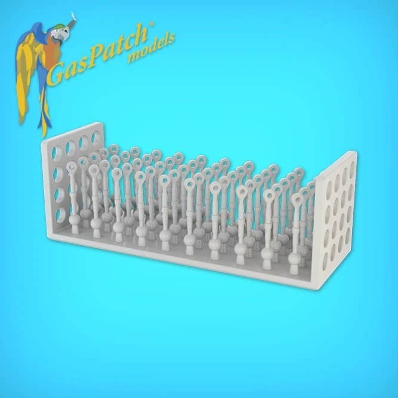1/48 Resin Turnbuckles Type Albatros (50 Items)