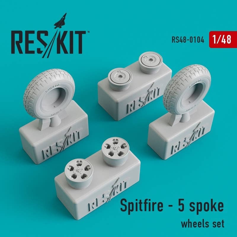 1/48 Spitfire 5 Spoke Wheels Set
