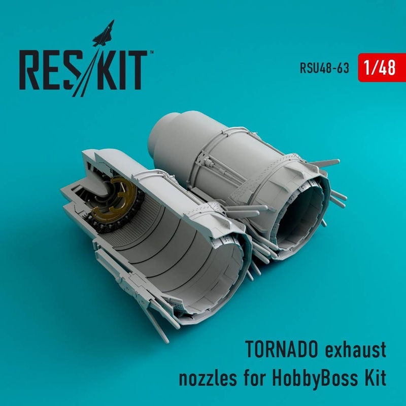 1/48 Tornado Exhaust Nozzles (for Hobby Boss)