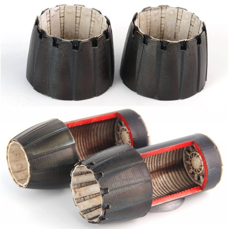 1/48 F/A-18E/F/G GE Exhaust Nozzle Set Opened & After Burner Set (for Hasegawa)