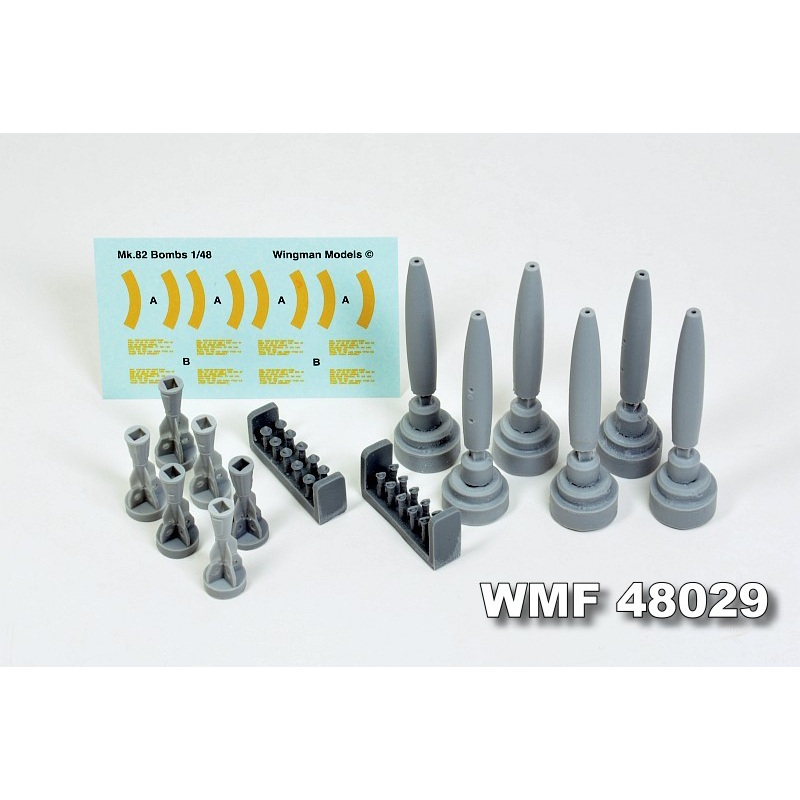 1/48 Six Mk 82 500lb General Purpose Bombs