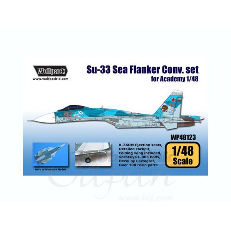 1/48 Su-33 Sea Flanker Conversion Set (for Academy)