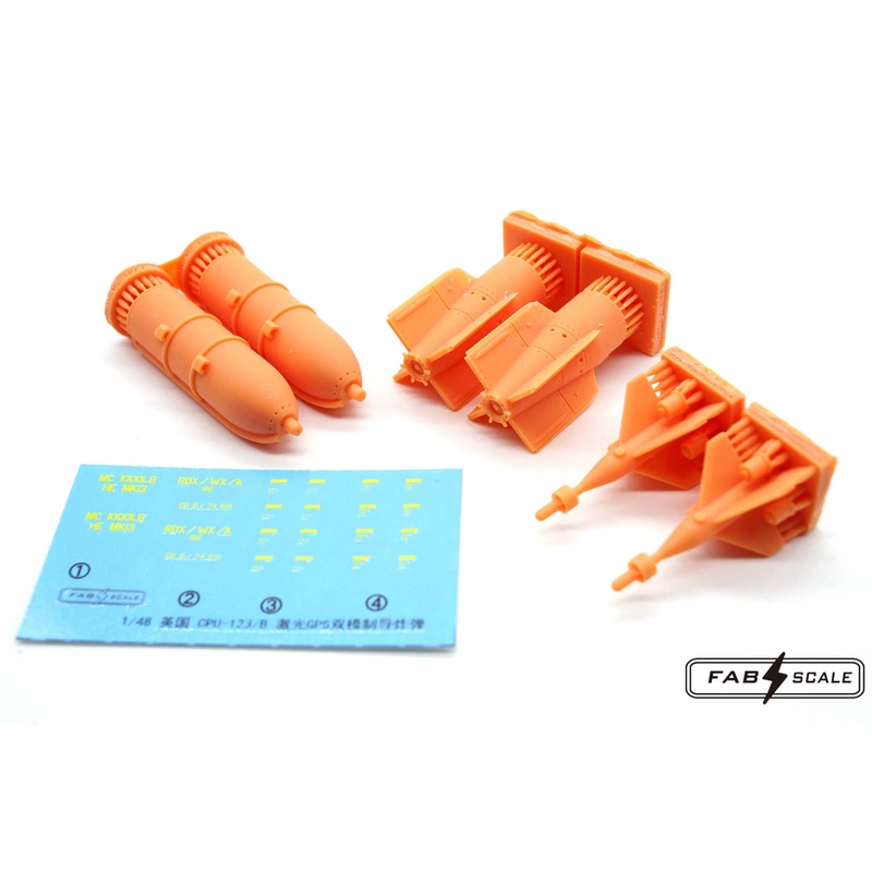 1/48 UK CPU-123 Laser GPS Dual Mode Guided Bomb (2 pcs)