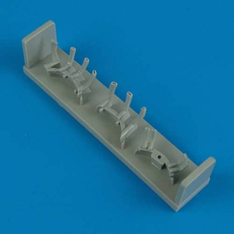 1/48 A6M5 Zero Exhaust for Hasegawa