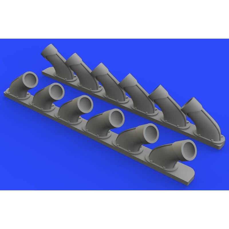 1/48 Spitfire Mk.XIV Exhaust Stacks (for Airfix)