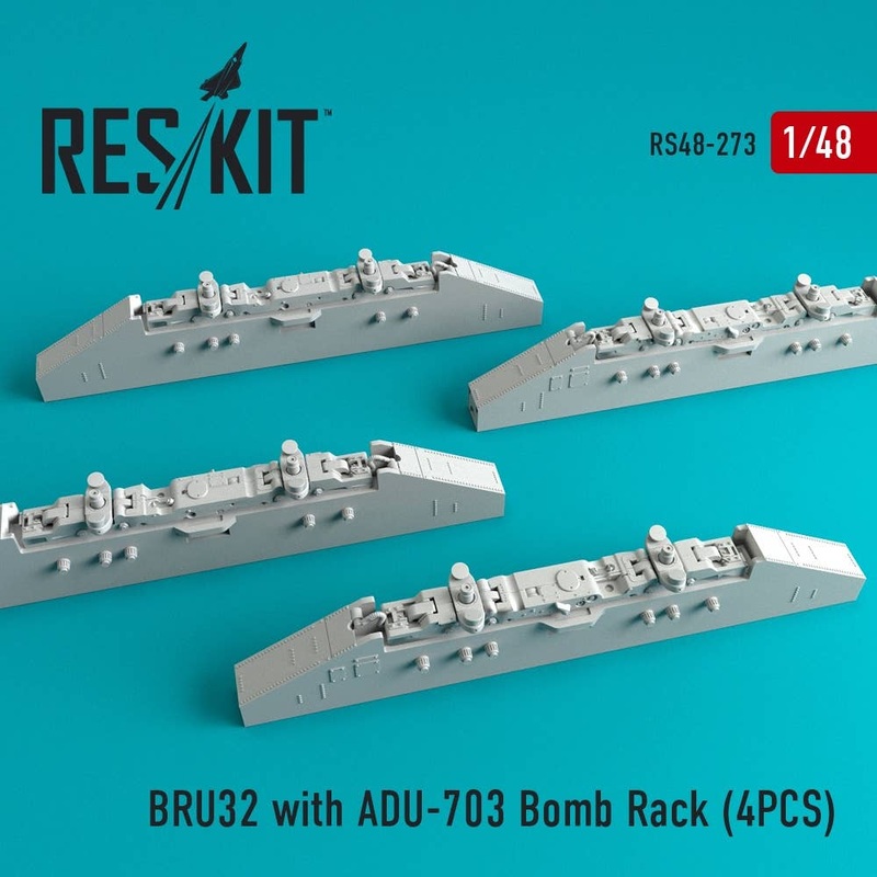 1/48 Bru32 w/Adu-703 Bomb Rack (for F-14) (4 pcs)