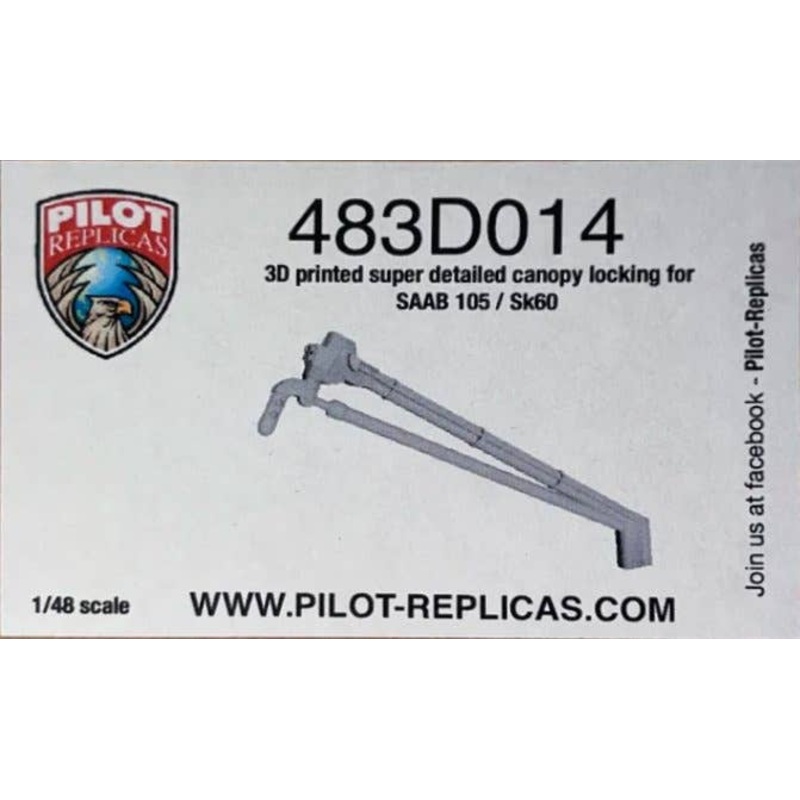 1/48 SK60/SAAB 105 Canopy locking mechanism bar