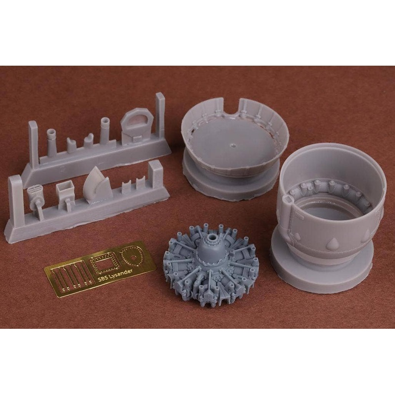 1/48 Westland Lysander Mk.I/III engine & cowling set for Airfix