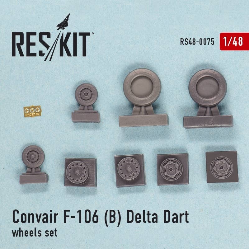 1/48 Convair F-106B Delta Dart Wheel Set