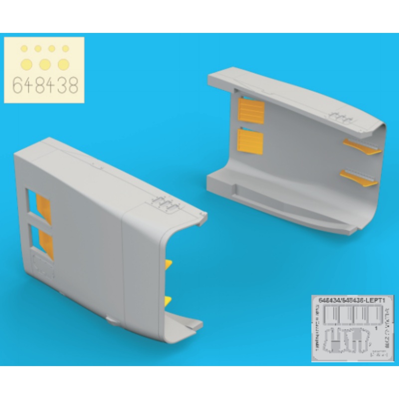 1/48 MiG-23ML Engine Air Intakes (for Eduard/Trumpeter)