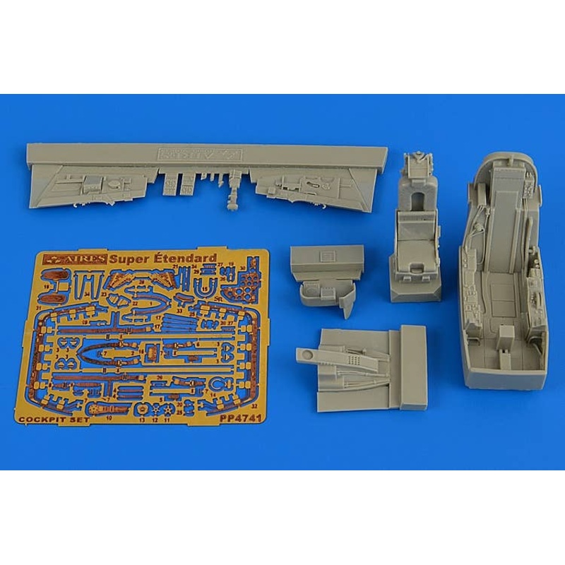 1/48 Super Etendard SUE Cockpit Set (for Kinetic)