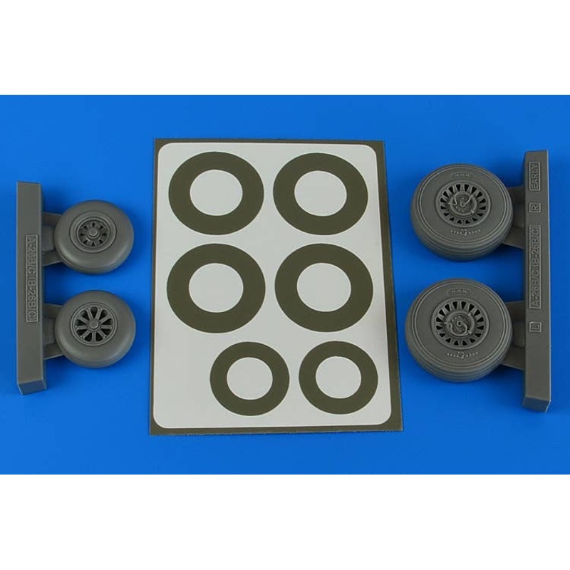 1/48 A-26B/C (B-26B/C) Invader wheels & paint masks early for ICM