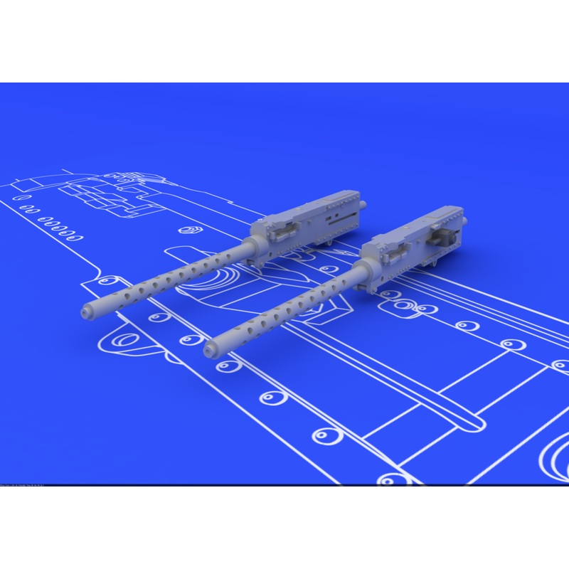 1/48 Browning M-2 Gun (2 pcs)