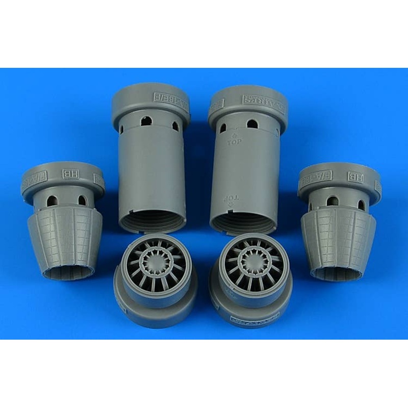 1/48 F/A-18E/F Super Hornet exhaust nozzles - opened (for HOBBY BOSS)