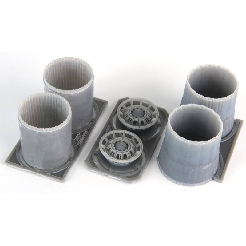 1/48 SU-27/30/33 Exhaust Nozzle & After Burner Set Opened (for Hobby Boss)