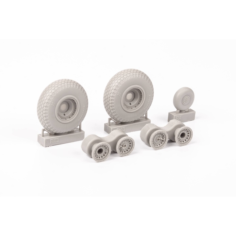 1/48 B-17 Wheels Cross Tread for HK Models