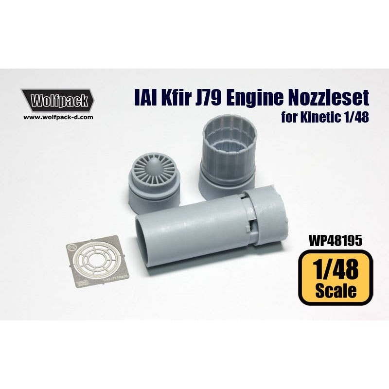 1/48 AI Kfir Engine Nozzle Set (Kinetic)