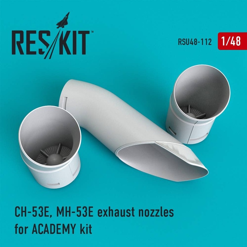 1/48 Ch-53E / Mh-53E Exhaust (for Academy)