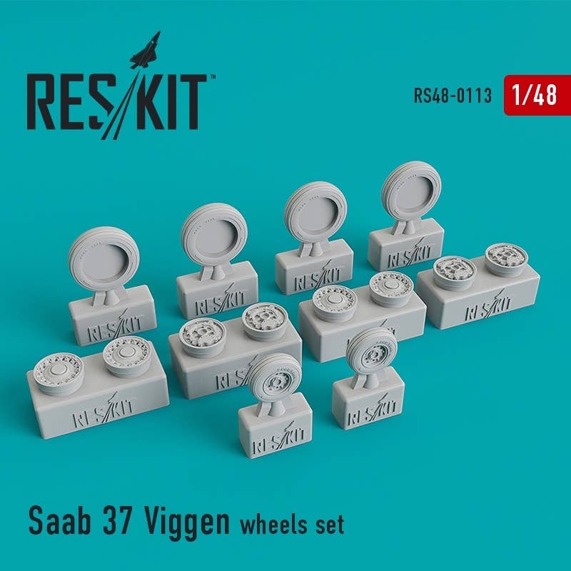 1/48 Saab 37 Viggen Wheels Set