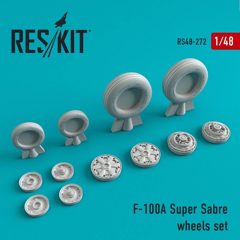 1/48 F-100A Super Saver Wheelset