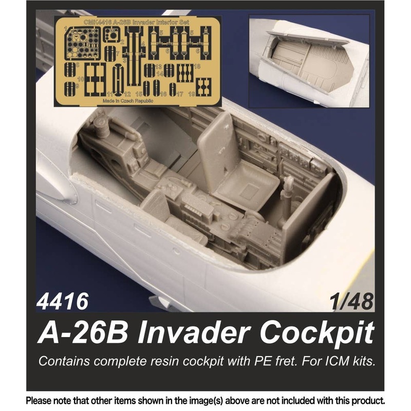 1/48 A-26B Invader Cockpit (for ICM)