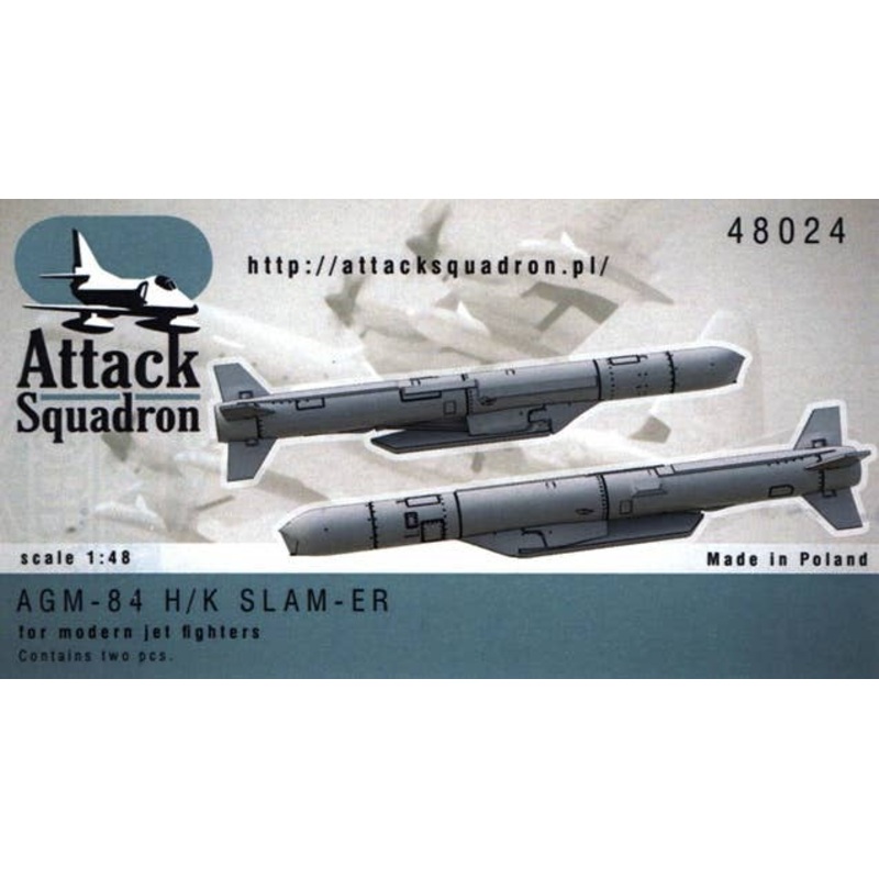 1/48 AGM-84 SLAM-ER Missile (2pcs)