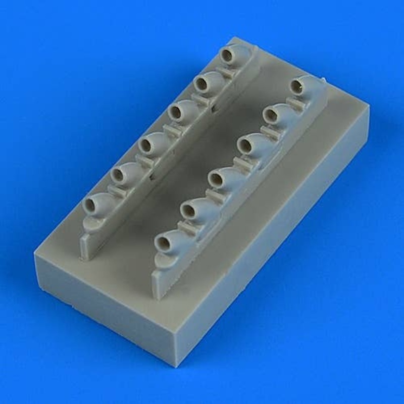 1/48 P-40B Warhawk Exhaust (for Airfix)