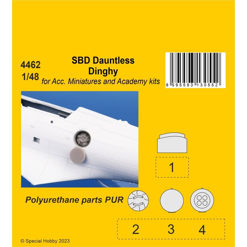 1/48 SBD Dauntless Dinghy / for Acc. Miniartures and Academy kits