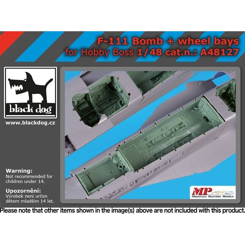 1/48 Bomb Bay For F-111 + Landing Gear Hangar (for Hobby Boss)