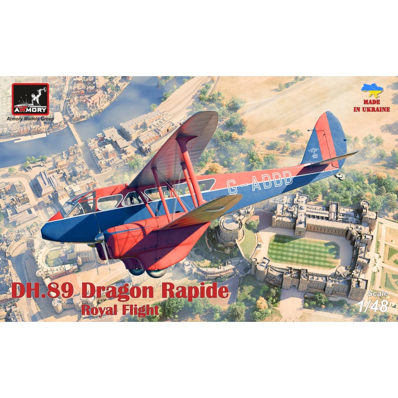 1/48 DH.89 Dragon Rapide - Short-Haul Airliner - Royal Flight